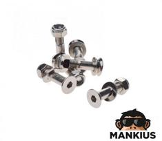 Varžtai galinės žvaigždės, M8x34mm 6 PCS SET