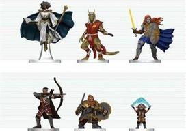 D&D Icons of The Realms: Player's Handbook - Swords & Staves Starter Set Figūrėlės (6 vnt.)
