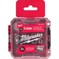 Milwaukee 4932499470 Triecienuzgalių komplektas, 1/4", 25vnt, 90 dantys, 4° svyravimas, PACKOUT dėklas
