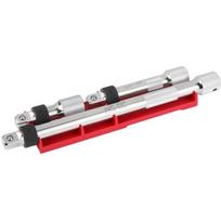 Milwaukee 4932480645, 1/2" prailginimo rinkinys, 3 vnt., 76/152/254mm, chromvanadžio plienas, raižytas paviršius