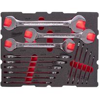 Milwaukee 4932501874 Dvipusis atvērto veržliarakčių rinkinys, 14 vnt., PACKOUT putų įdėklas