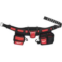 Milwaukee 4932500307 elektriko diržas, 1680D balistinis nailonas, juoda/raudona, metalinis matuoklio segtukas