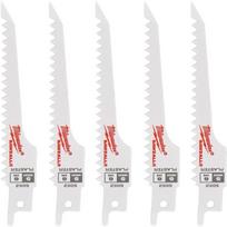 Milwaukee 48475052 stūmoklinio pjūklo diskas, 125mm, 6TPI, gipso kartono, 5vnt, S-kotas, 100mm