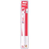 MILWAUKEE 48475036 stūmoklinio pjūklo geležtė, 230 mm, 5 TPI, 5 vnt., mediena su vinimis, plonas pjūvis