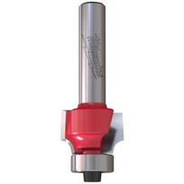 Milwaukee 4932501024, karbido briaunų apvalinimo freza medienai, 8mm kotas, R3, 18.7x12.7/52.5mm
