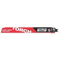 Milwaukee TORCH NITRUS CARBIDE stūmoklinis pjūklo diskas 48476252, 230mm, 10TPI, metalui, 2,5mm žingsnis, SAWZALL