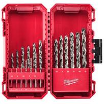 Milwaukee 4932499766 HSS-G Thunderweb metalo grąžtų rinkinys, 1-10 mm, 19 vnt., 135° smaigalys, plienui ir nerūdijančiam plienui