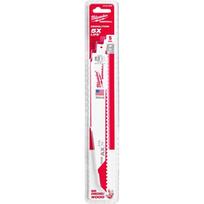 Milwaukee 48475026 stūmoklinio pjūklo diskas AX, 230 mm, 5 TPI, 5 vnt., bimetalinis, Nail Guard, FangTip