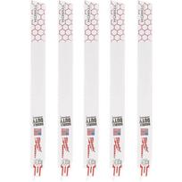 Milwaukee 48475714 stūmoklinio pjūklo diskas, 300mm, 10TPI, 5vnt., metalui, bimetalinis, atsparus skaldymui