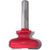 Milwaukee 4932501012, įgilintų rankenų freza medienai su karbidu, 8mm kotas, 38,1/17mm, 20,7mm, R6/1.8