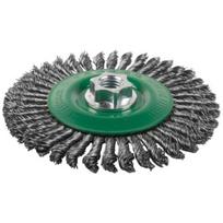 Milwaukee 4932501743 vielinis šepetys diskas M14, 125x6 mm, 0,5 mm nerūdijantis plienas, 115/125 mm kampiniams šlifuokliams