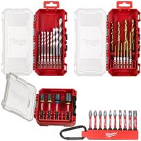 Milwaukee 4932499995 Impact gręžtuvų ir atsuktuvų antgalių rinkinys, 32 vnt., 1/4" Hex, daugiafunkcis, TCT, HSS TiN