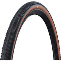 Padanga Schwalbe G-One Comp K-Guard 28" x 1.50" (40-622) // E-25, kamerinė, nelankstoma, Green Compound, K-Guard, ruda sienelė