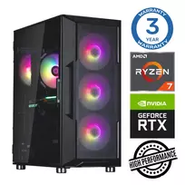 INTOP Ryzen 7 5700X 32GB 250SSD M.2 NVME + 2TB RTX3050 6GB be OS