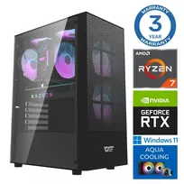 INTOP AQUA Ryzen 7 7700X 16GB DDR5 1TB SSD M.2 NVME+2TB RTX5060Ti 16GB WIN11Pro