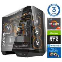 INTOP AQUA Ryzen 7 8700F 32GB DDR5 1TB SSD M.2 NVME+2TB RTX5070 12GB WIN11Pro