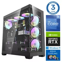 INTOP AQUA i7-14700F 64GB DDR5 1TB SSD M.2 NVME+2TB RTX5050 8GB WIN11