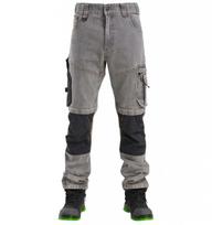 Džinsinės darbinės kelnės KD155, pilka 3XL, Pesso