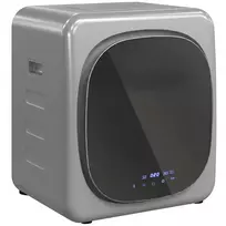4 kg talpos oro ištraukimo džiovintuvas su išmaniuoju režimu, 800 W kompaktiškas džiovintuvas su nerūdijančio plieno būgnu, sidabrinės spalvos