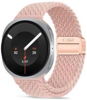 Rožinė (Dusty Rose) apyrankė Samsung Galaxy Watch 8 / 9 / Classic (40 / 44 / 46 mm) "Tech-Protect NylonMag"