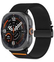 Juoda apyrankė Samsung Galaxy Watch Ultra 1 / 2 2024-2026 (47 mm) "Tech-Protect Nylon Clasp"