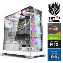 INTOP AQUA Ryzen 5 7500X3D 64GB DDR5 1 TB SSD M.2 NVME + 2 TB RTX 5080 16GB su OS