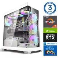 INTOP AQUA Ryzen 5 7500X3D 32GB DDR5 1 TB SSD M.2 NVME + 2 TB RTX 5070 Ti 16GB WIN11