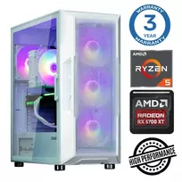 Ryzen 5 3600, 16GB, 1 TB SSD M.2 NVME, 2 TB RX6600, 8GB su OS