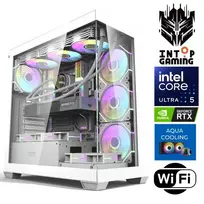 INTOP AQUA Ultra 5 245KF 32GB DDR5 1 TB SSD M.2 NVME + 2 TB RTX5070 12GB WiFi su OS
