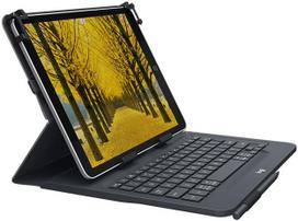Logitech Dėklas 9-10 col. planšetei Universal Folio (juodas) su klaviatūra