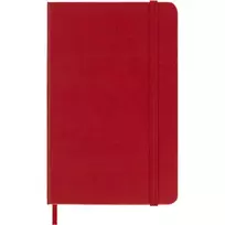 „Moleskine“ 2027 m. kalendoriaus užrašų knygelė, 9x14 cm, savaitinė, kietais viršeliais, raudona