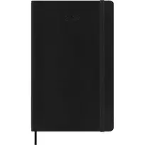 „Moleskine“ 2027 m. kalendoriaus užrašų knygutė, 9x14 cm, savaitė H, minkšti viršeliai, juoda