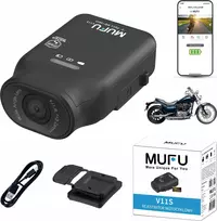 Vaizdo registratorius MUFU MOTOCIKLO VAIZDO REGISTRATORIUS MOTOCAM V11S FULLHD 7H KAMERA MOTOCIKLUI