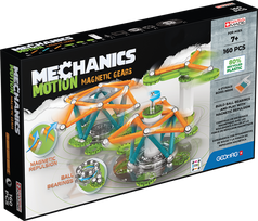 Trefl Geomag Magnetinis konstruktorius - Mechanika - Magnetiniai krumpliaračiai (160 vnt.)