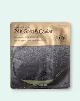 The Saem Beaute De Royal 24K Gold & Caviar Intense Gel Mask - 35 g * 10 vnt