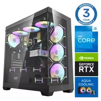 INTOP AQUA i5-14400F 16GB DDR5 1TB SSD M.2 NVME+2TB RTX5060Ti 8GB no-OS