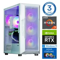 INTOP AQUA Ryzen 7 7700X 16GB DDR5 1TB SSD M.2 NVME+2TB RTX5050 8GB WIN11