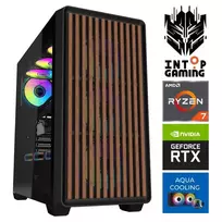 INTOP AQUA Ryzen 7 9800X3D 32GB DDR5 1TB SSD M.2 NVME+2TB RTX5080 16GB  no-OS