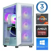 INTOP Ryzen 7 5700X 64GB 1TB SSD M.2 NVME+2TB RX6600 8GB WIN11