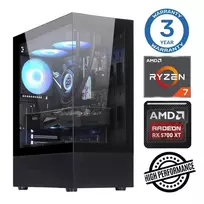 INTOP Ryzen 7 5700X 32GB 1TB SSD M.2 NVME+2TB RX6600 8GB no-OS
