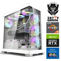 INTOP AQUA Ryzen 9 9900x 32GB DDR5 1TB SSD M.2 NVME+2TB RTX5080 16GB  no-OS