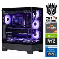 INTOP AQUA Ryzen 9 9900x 32GB DDR5 1TB SSD M.2 NVME+2TB RTX5070Ti 16GB  WIN11