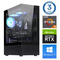 Ryzen 5 7500X3D, 16GB DDR5, 250GB M.2 NVMe SSD, 2 TB, RTX 5060 Ti, 16GB, Windows 11 Pro