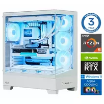 INTOP AQUA Ryzen 5 7500X3D 16GB DDR5 1 TB SSD M.2 NVME + 2 TB RTX 5050 8GB WIN11 Pro