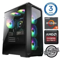 INTOP Ryzen 5 3600 64GB 500GB SSD M.2 NVME + 2 TB RX6600 8GB be operacinės sistemos