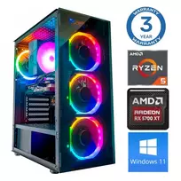 Ryzen 5 3600, 64GB, 1 TB SSD M.2 NVME, 2 TB RX6600, 8GB, WIN11