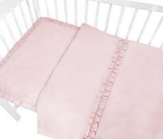 Patalynė kūdikiams su paklode  "Royal powder pink" 