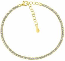 Brilio Silver Dazzling cubic zirconia tennis bracelet BRC170Y
