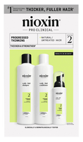 NIOXIN 2. sistēma komplekts dabiskiem matiem ar progresējošu plānumu
