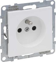 Legrand SUNO - 2P+Z lizdas su sklende - 16A - 250 V~ - varžtiniai gnybtai, Balta - Legrand 721184 hep